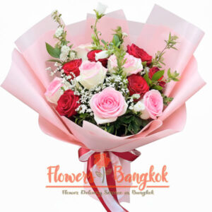 Me and You mixed flowers bouquet - Flowers-Bangkok
