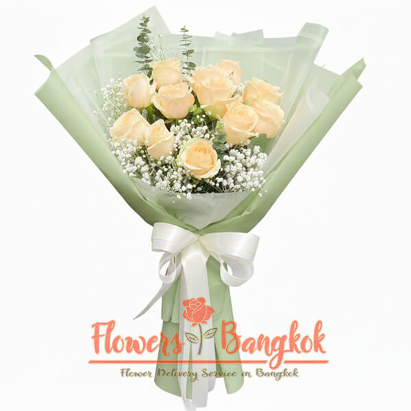 Gentle Delight Bouquet - Flowers-Bangkok shop