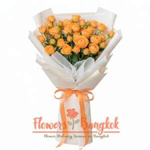 Warm Treasure bouquet - Flowers-Bangkok