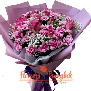 Flowers-Bangkok - Purple Passion bouquet