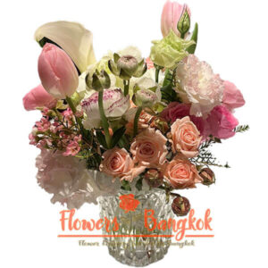 Pink Harmony Vase - Flowers-Bangkok shop