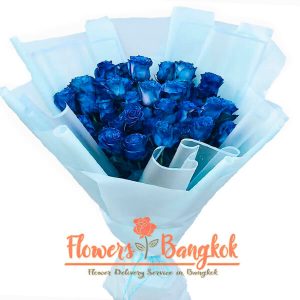 30 Blue Roses - Flowers Delivery Bangkok