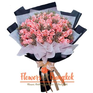 Flowers-Bangkok - 50 Money Roses (10 000 THB)