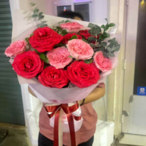 Me and You mixed flowers bouquet - Flower delivery in Bangkok