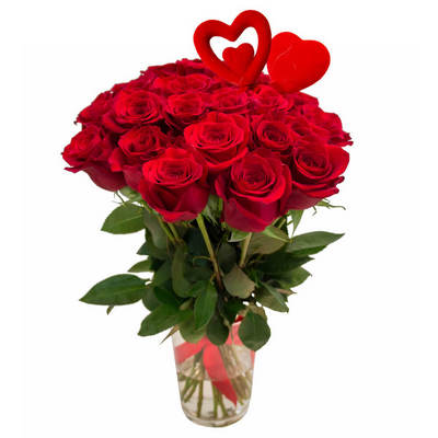 Flower delivery Bangkok - Rose bouquet for Valentines Day