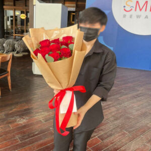 I Love You bouquet (12 Red Roses) - Flower Delivery Bangkok