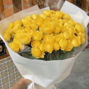 Golden Charm bouquet (Yellow Spray Roses) - Flowers-Bangkok