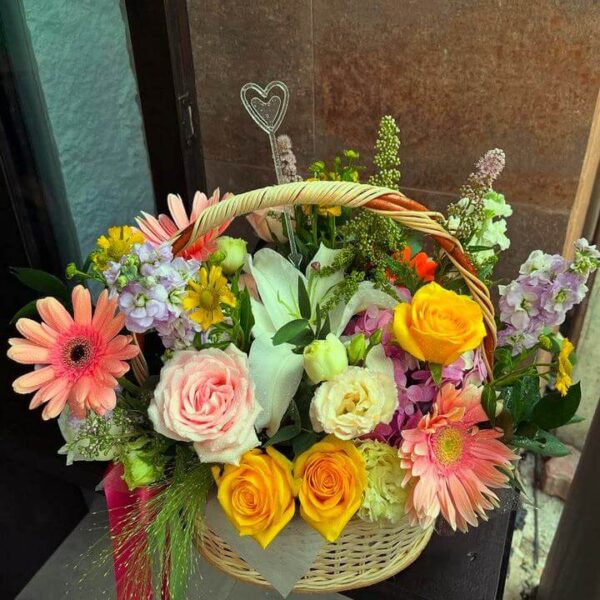 Summer Memories flower basket (Original) - Mixed flower basket