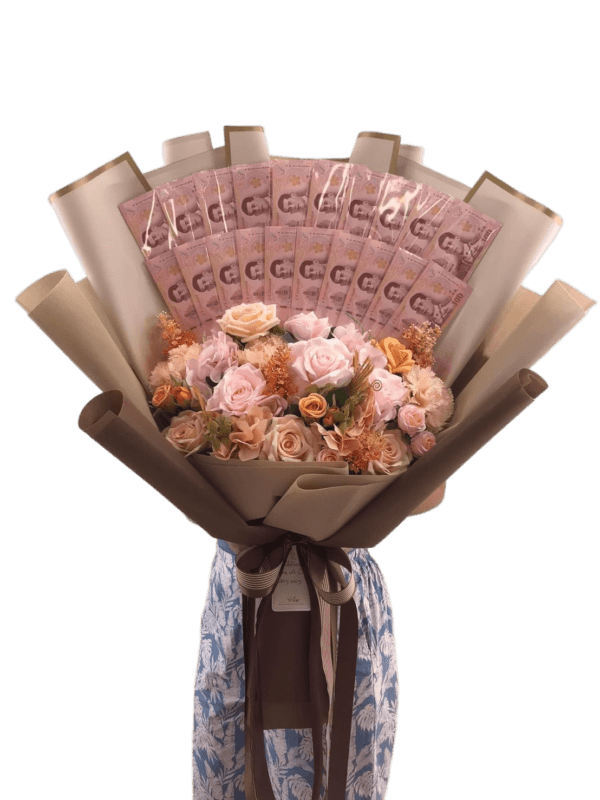 2000 THB Money Bouquet + Flowers (2 days) - Image 3