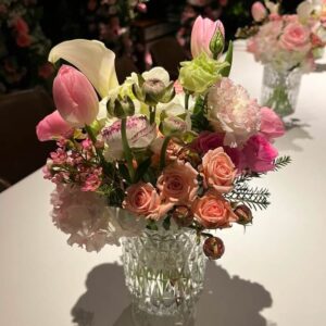 Pink Harmony Vase 2 - Flowers-Bangkok shop