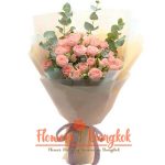 30 Pink Roses Bouquet - Flower Delivery Bangkok