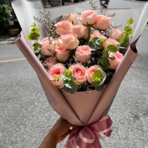 18 Pink Roses from Flowers-Bangkok
