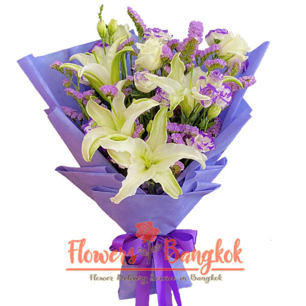 White Star bouquet - Flower Delivery Bangkok