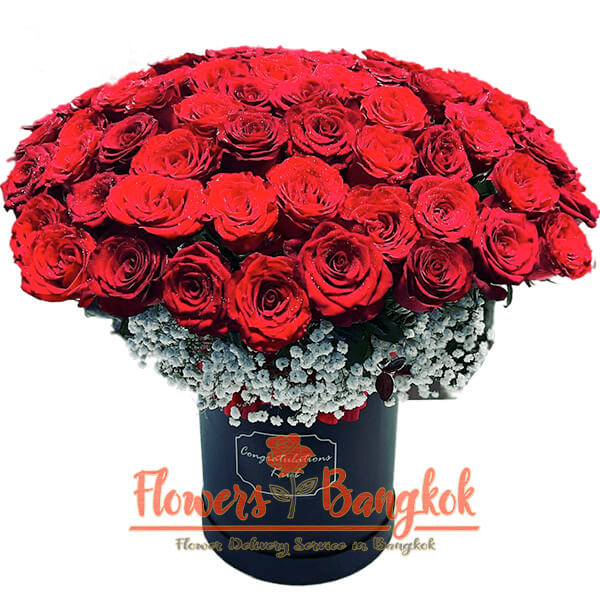 Endless Love Flower box (XXL) - Flowers-Bangkok