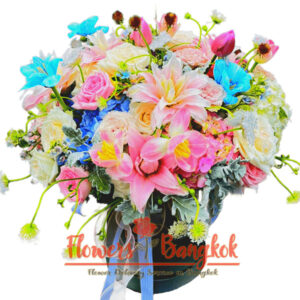 Luxurious present flower box - Flowers-Bangkok