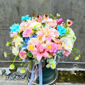 Luxurious-present-flower-box-real-Flowers-Bangkok