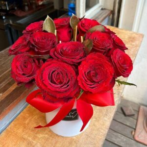 Marry Me flower box with red roses - Flower delivery Bangkok (original)