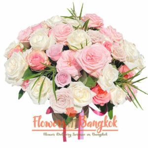 Pink Cloud flower box from Flowers-Bangkok store