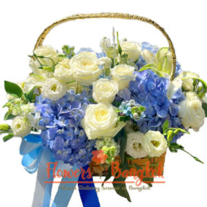Lovely Memories flower basket from Flowers-Bangkok shop