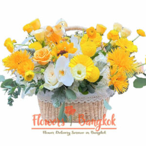 Sunny Mood flower basket