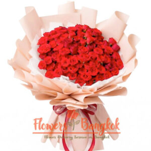 Dear Only bouquet (99 Red Roses bouquet) - Flowers-Bangkok