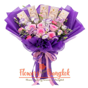 Flowers-Bangkok shop - Gentle Support money bouquet
