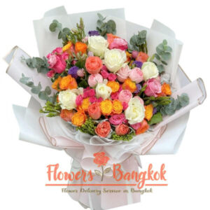 The Rich Palette bouquet from Flowers-Bangkok