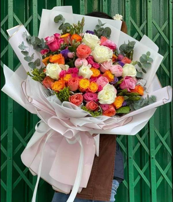Rich palette bouquet - flowers-bangkok